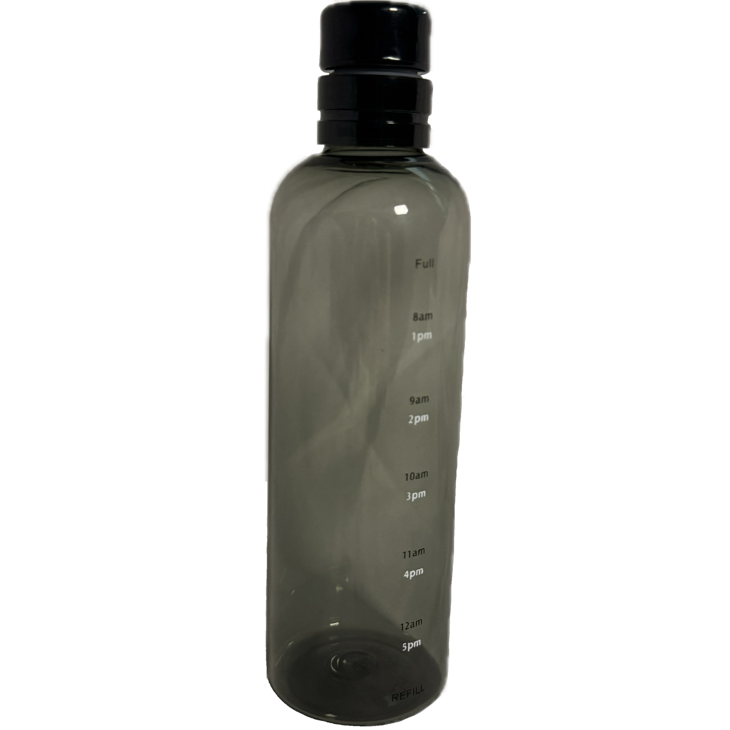 Černá průhledná lahev 0,5L